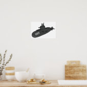 Poster Illustration sous-marine (Cuisine)