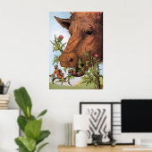 Poster Illustration "Tom Thumb and the Cow" (Bureau à domicile)
