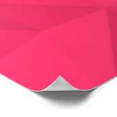 Poster Illustration triangle rose, cool, unique, tendance (Coin)