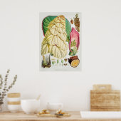 Poster Illustration vintage (Cuisine)