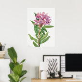 Poster Illustration vintage (Bureau à domicile)