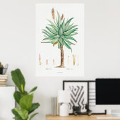 Poster Illustration vintage (Bureau à domicile)