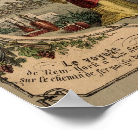 Poster Illustration vintage (Coin)