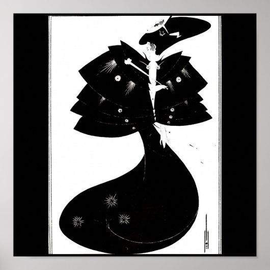 Poster Illustration Vintage-Aubrey Beardsley 42 (Devant)