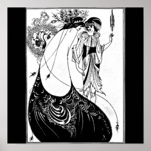 Poster Illustration Vintage-Aubrey Beardsley 8
