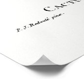 Poster Illustration vintage Cactus (Coin)