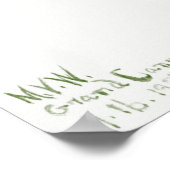 Poster Illustration vintage Cactus (Coin)