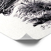 Poster Illustration Vintage "Common Snipe" (Coin)