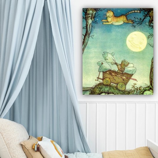 Poster Illustration vintage d'affiche Else Wenz Vietor