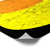 Poster Illustration Vintage de bonbons d'Halloween - Bonb (Coin)