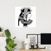 Poster Illustration vintage de Cleopatra (Bureau à domicile)