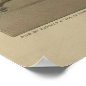 Poster Illustration vintage de diverses races de chiens ( (Coin)