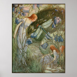 Poster Illustration vintage de Frank C. Pape