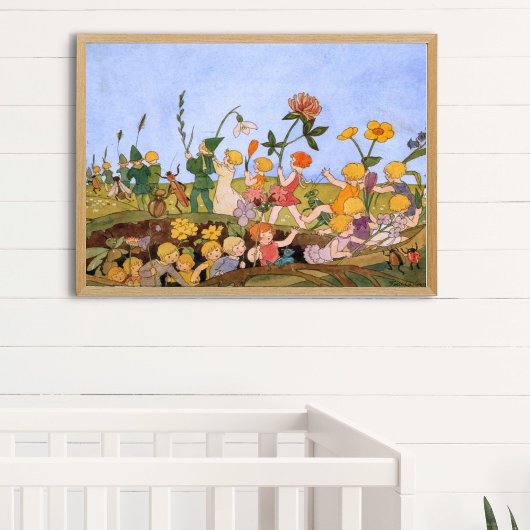 Poster Illustration vintage de Freddie Langeler