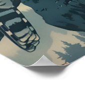 Poster Illustration vintage de Gyrfalcon (Coin)