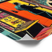 Poster Illustration vintage de la pâte (Coin)