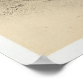 Poster Illustration vintage de Petra (1849) 2 (Coin)