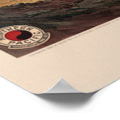 Poster Illustration vintage de Yellowstone (Coin)