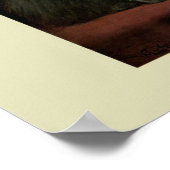 Poster Illustration vintage des chats (Coin)