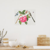 Poster Illustration vintage d'oiseaux (Cuisine)