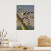 Poster Illustration vintage d'oiseaux (Cuisine)