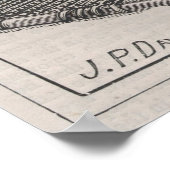 Poster Illustration vintage d'un bûcheron (1871) (Coin)