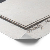 Poster Illustration vintage d'un poisson-voilier (1785) (Coin)