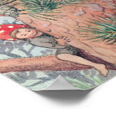 Poster Illustration vintage Enfants de la forêt Elsa Besk (Coin)