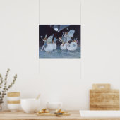 Poster Illustration vintage Fairy Island, Retro (Cuisine)