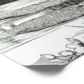 Poster Illustration vintage Fée Et Grenouille, Retro (Coin)