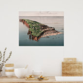 Poster Illustration vintage Helgoland (Cuisine)