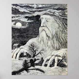 Poster Illustration Vintage "Jack Frost"