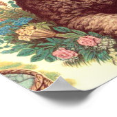 Poster Illustration vintage Lagotto Romagnolo (Coin)