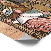 Poster Illustration Vintage "Le Zoo" (Coin)