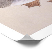 Poster Illustration vintage : Oie de haricot (Coin)