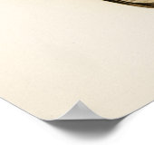 Poster Illustration vintage Owl (Coin)