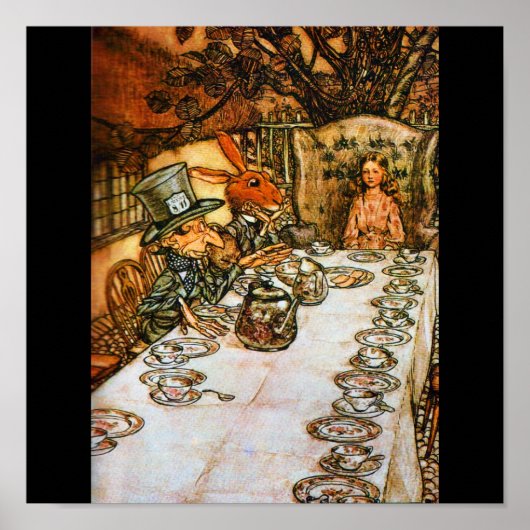 Poster Illustration Vintage-Rackham 7 (Devant)