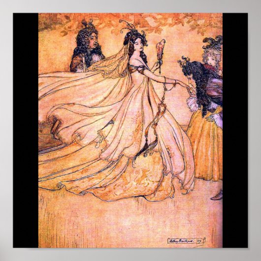 Poster Illustration Vintage-Rackham 9 (Devant)