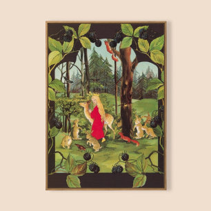 Poster Illustration vintage Sibylle von Olfers