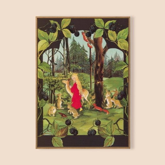 Poster Illustration vintage Sibylle von Olfers