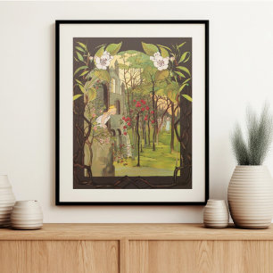 Poster Illustration vintage Sibylle von Olfers