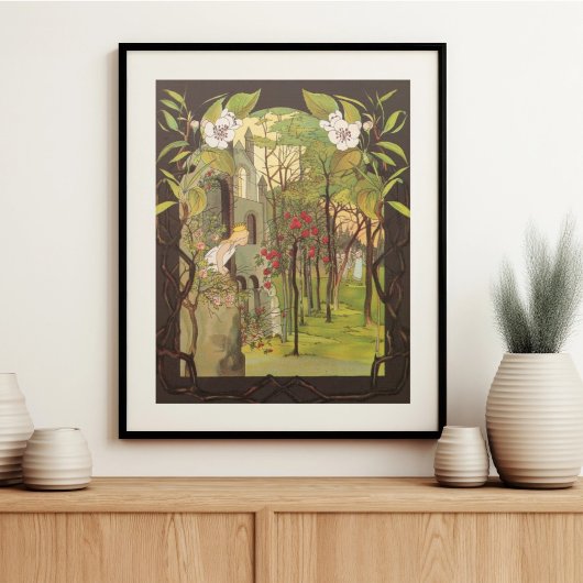 Poster Illustration vintage Sibylle von Olfers