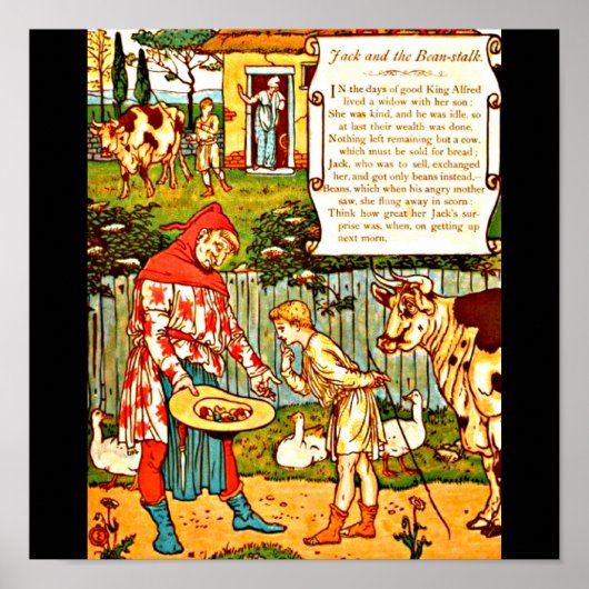 Poster Illustration Vintage-Walter Crane 4 (Devant)