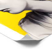 Poster Illustration Virginia Woolf de l'écrivain anglais (Coin)