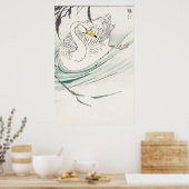 Poster Illustration Wooper Swan. (Cuisine)