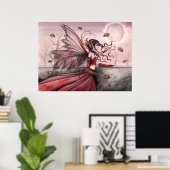 Poster "illustrations de molly harrison" (Bureau à domicile)