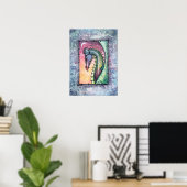 Poster "illustrations de molly harrison" (Bureau à domicile)