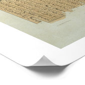 Poster Illustrations d'un manuscrit de Pampus avec hiérol (Coin)