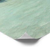 Poster Îlot rocheux sur la plage (Coin)