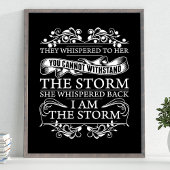 Poster Ils Lui Faisaient Un Whisbing : Je Suis La Tempête